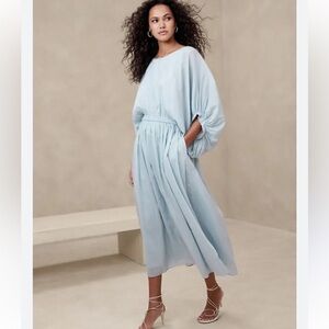 Banana Republic ELIANA COTTON-SILK DRESS